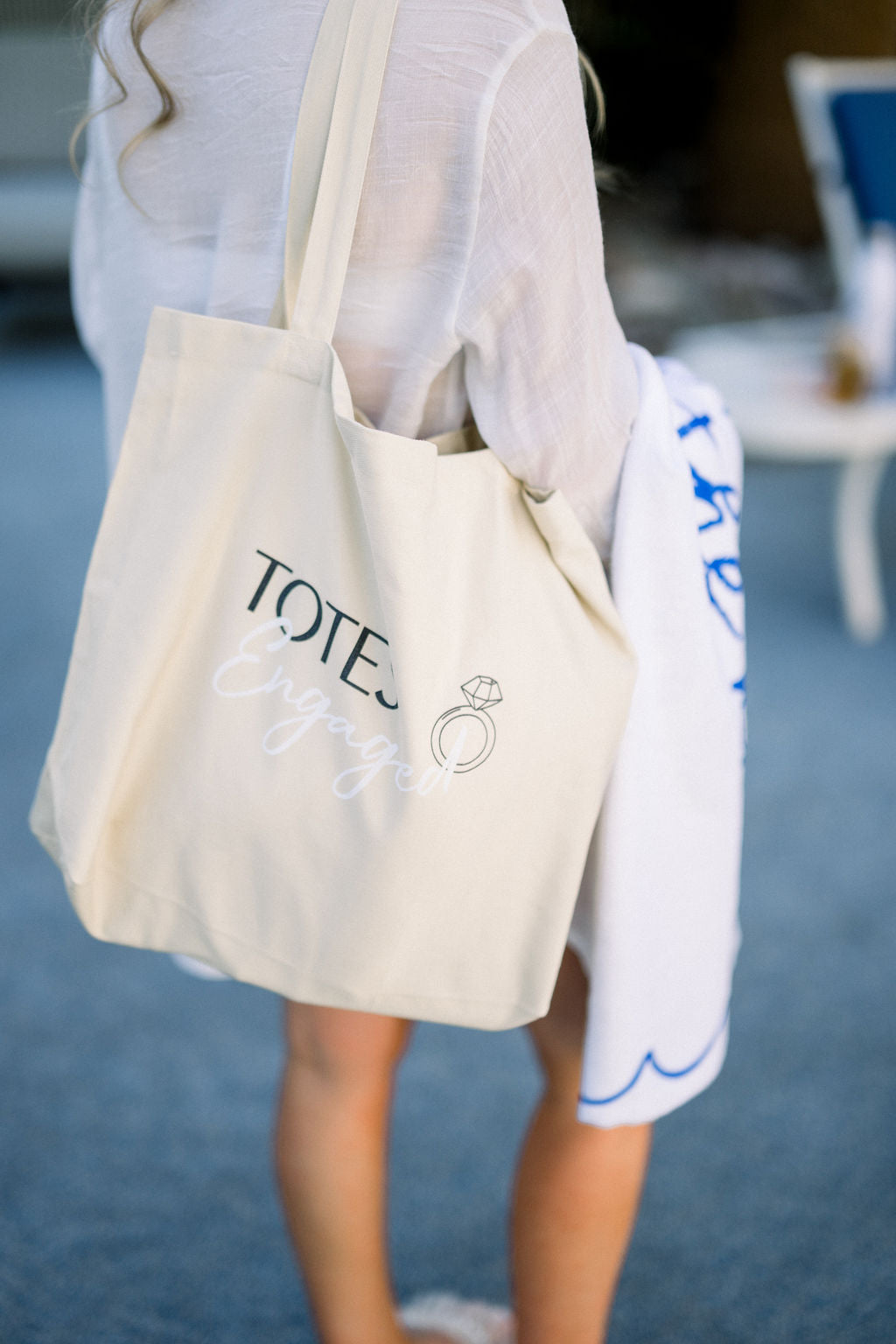 "Totes Engaged" bag