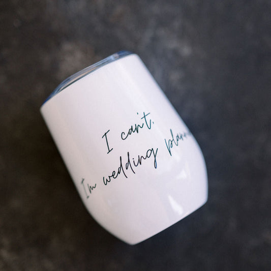 Wedding Planning Wine Tumbler