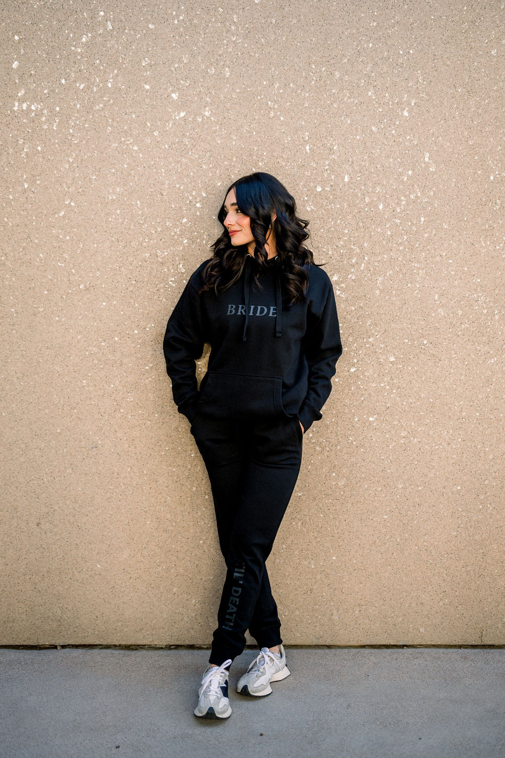 Bride Hoodie (black print)