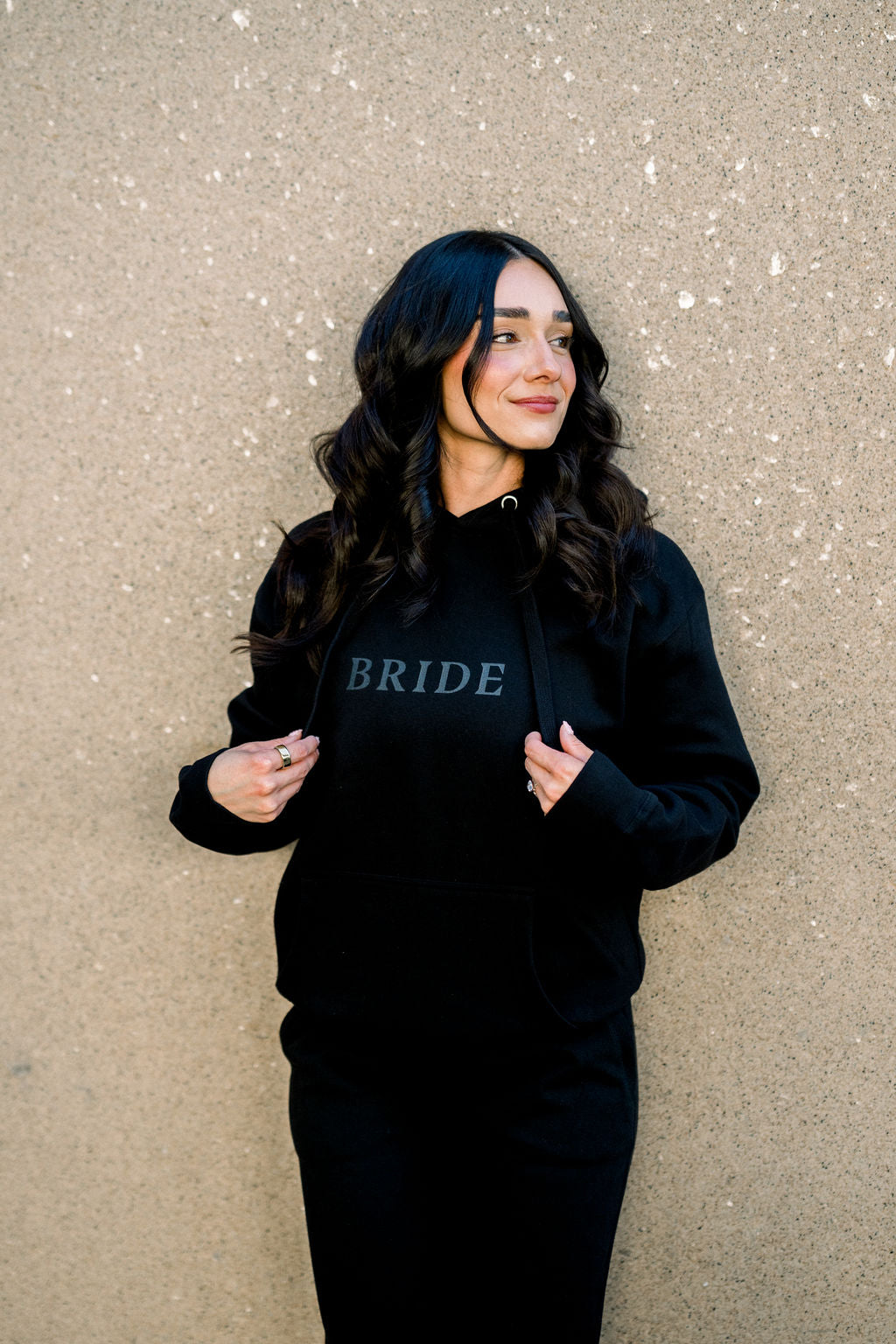 Bride Hoodie (black print)