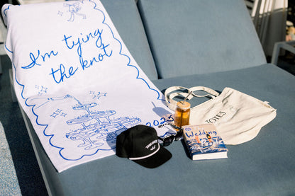 I'm Tying the Knot Beach towel- 2025